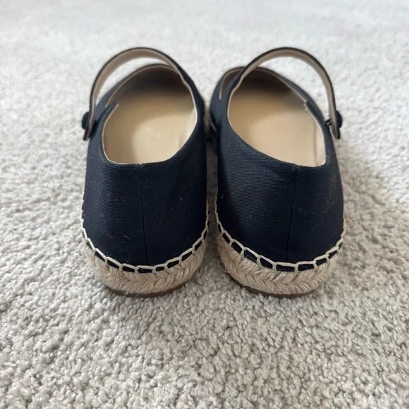 NWT Prada Black Canvas Mary Jane Espadrilles - Picture 4 of 11